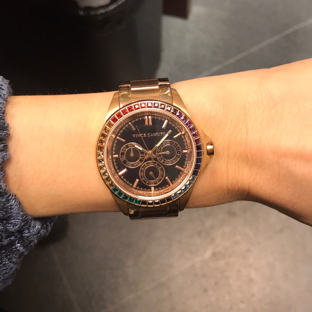Rose Gold Vince Camuto watch